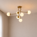 Modern Gold Branched Chandelier