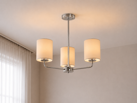 Classic Chrome Branched Chandelier