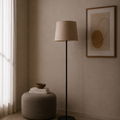 Black Torchiere Floor Lamp