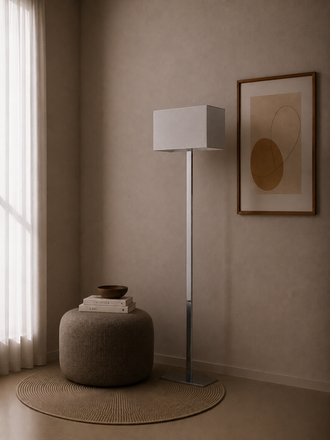 Minimal White Floor Lamp
