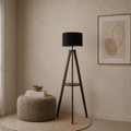 Modern Black Tripod Floor Lamp