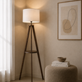 Modern White Tripod Floor Lamp