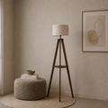 Modern White Tripod Floor Lamp