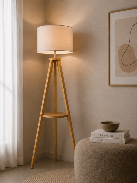 Modern Biege Floor Lamp