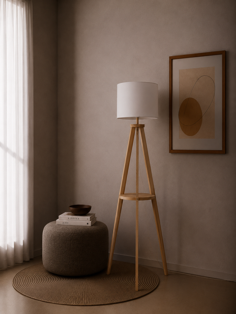 Modern White Floor Lamp