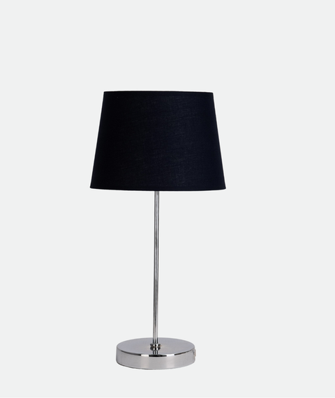 Stylish All Black Table Lamp