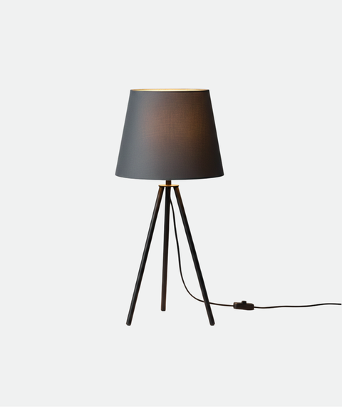 Stylish Dark Grey Table Lamps
