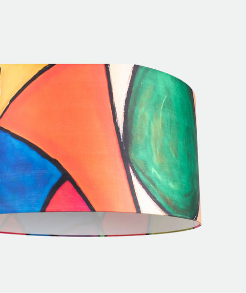 Modern Printed shade Pendant