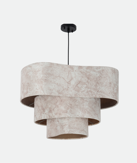 Triple Layer Sculptural Pendant