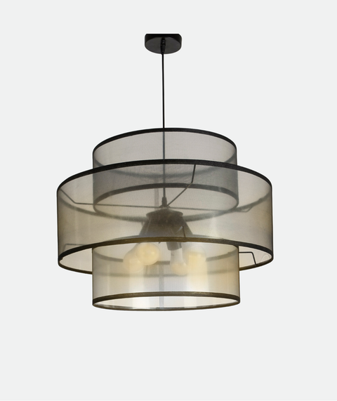 Transparent Linen Pendant Ceiling