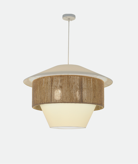 Boho Rope White Pendant Ceiling
