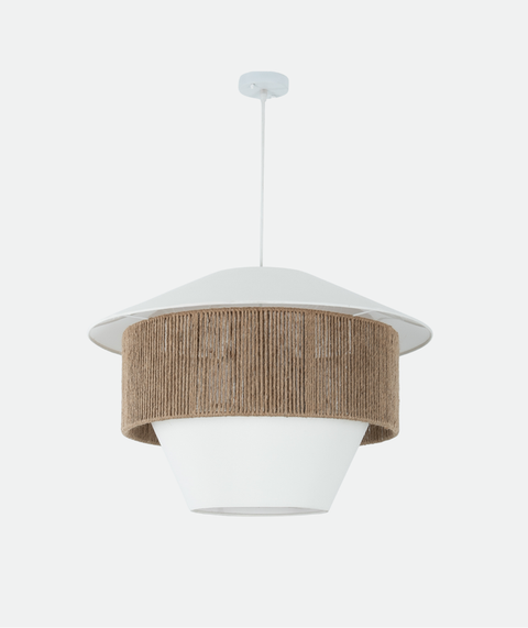 Boho Rope White Pendant Ceiling