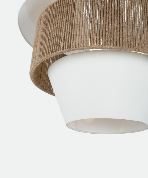 Boho Rope White Pendant Ceiling