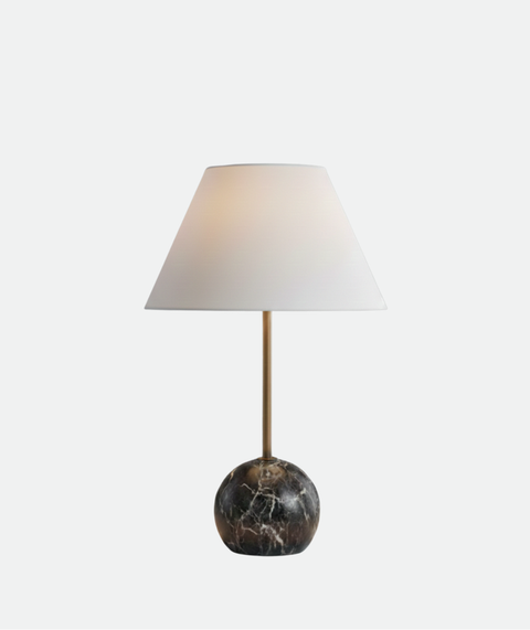 Modern Black Marble Base Table Lamp