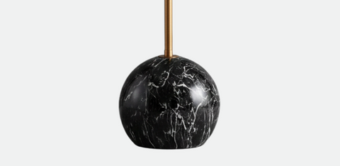 Modern Black Marble Base Table Lamp