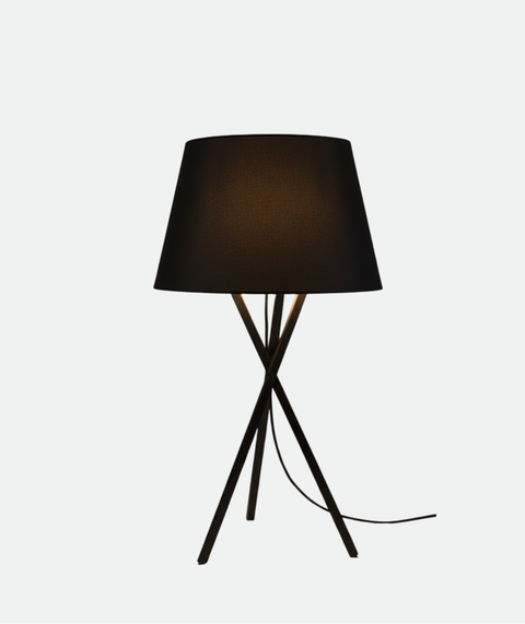 Modern Black Tripod Table Lamp