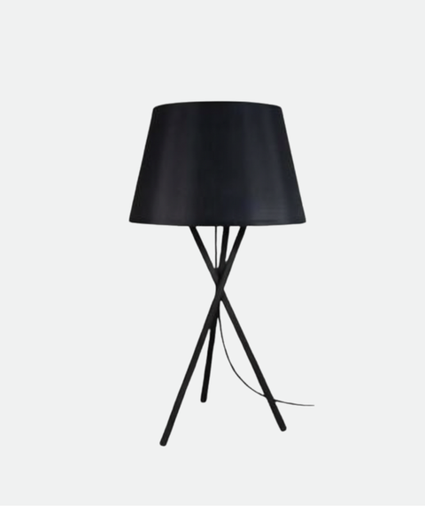 Modern Black Tripod Table Lamp