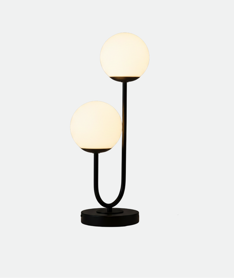 Modern All Black Table Lamp