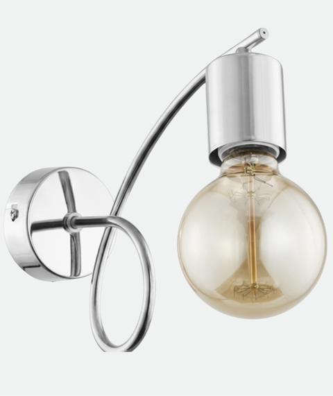 Minimal Silver Wall Lamp