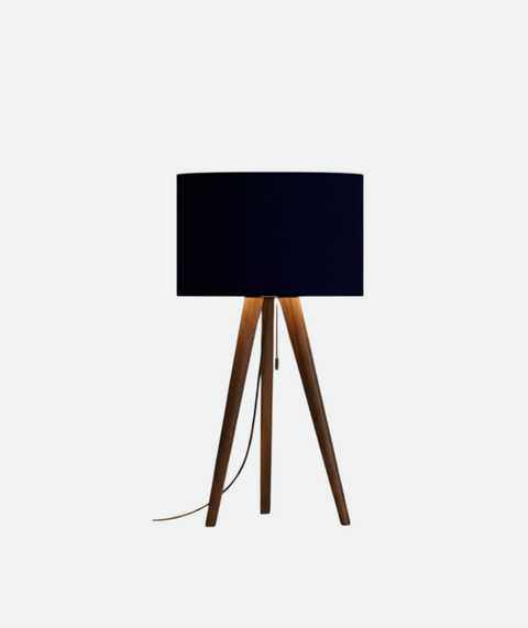 Modern Blue Tripod Table lamp