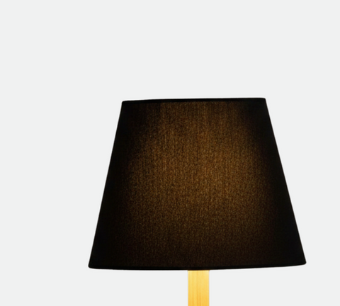 Black Shade Wooden Lamp