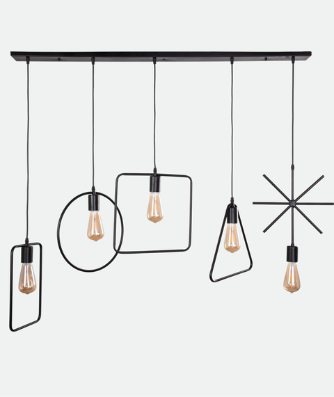 Industrial Black Track Pendant