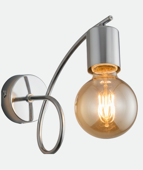 Minimal Silver Wall Lamp