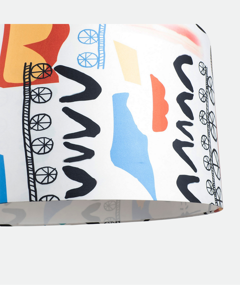 Modern Printed shade Pendant