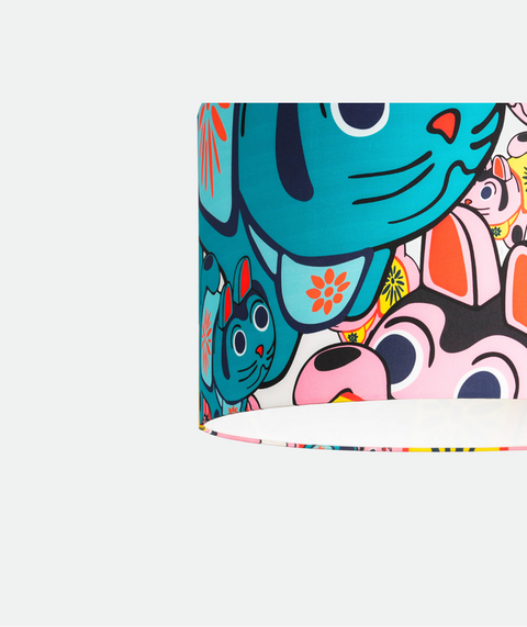 Modern Printed shade Pendant