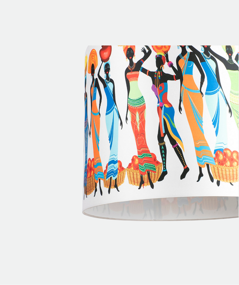 Modern Printed shade Pendant