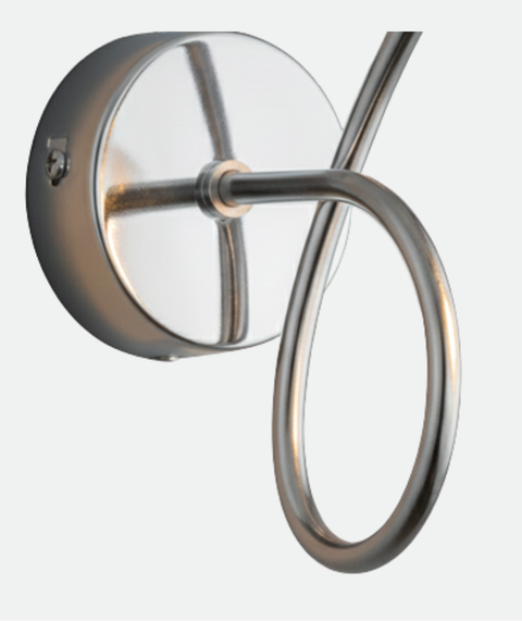 Minimal Silver Wall Lamp