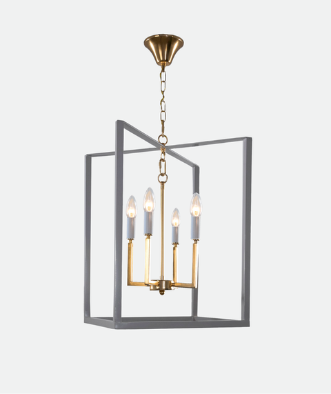 Modern Gold & Grey Chanedlier