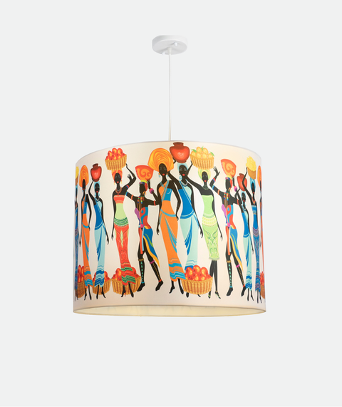 Modern Printed shade Pendant