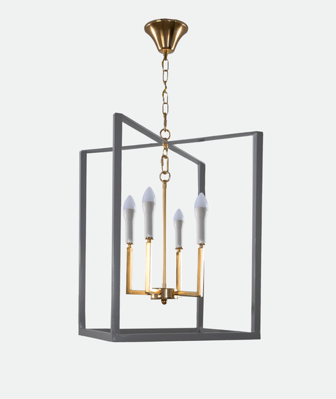 Modern Gold & Grey Chanedlier