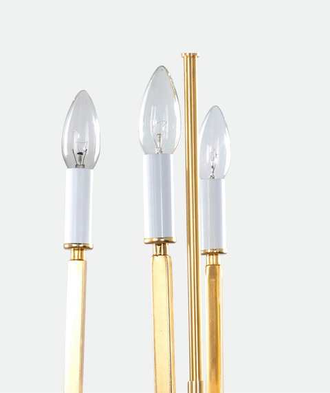 Modern Gold & Grey Chanedlier