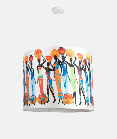 Modern Printed shade Pendant