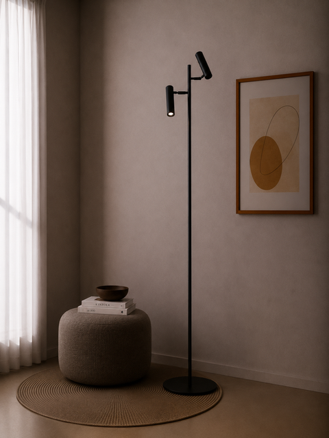 Modern Black Floor Lamp