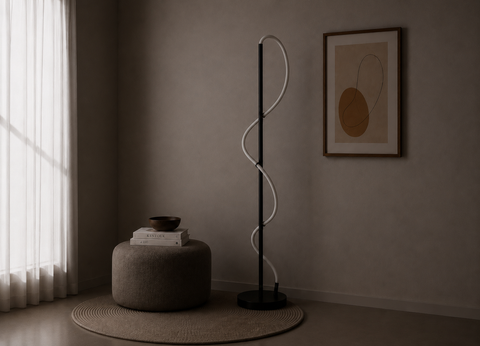 Modern Black Floor Lamp