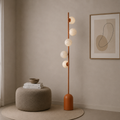Modern Orange Floor Lamp