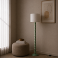 Stylish Pistage Wooden Floor Lamp