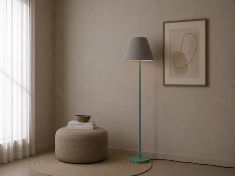 Modern White Floor Lamp