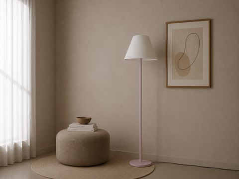 Modern White Floor Lamp