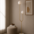 Modern Yellow Minimalist Floor Lamp