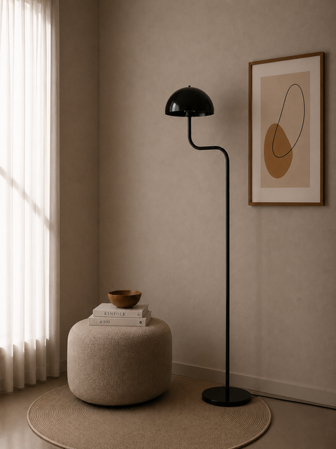 Black Playful Floor Lamp
