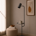 Grey Playful Multitask Floor Lamp