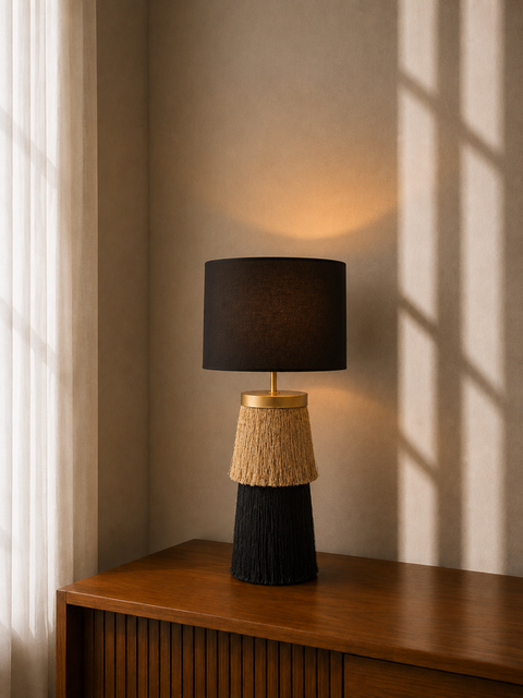 Modern Fringe Table Lamp