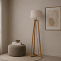 Modern Beige Floor Lamp