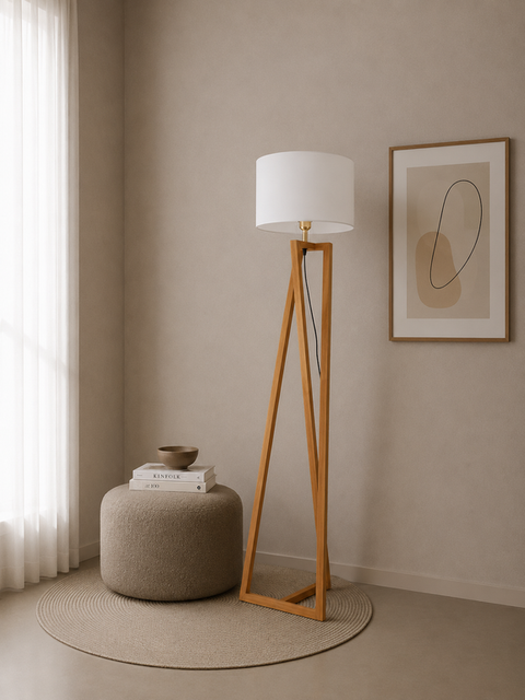 Modern White Floor Lamp