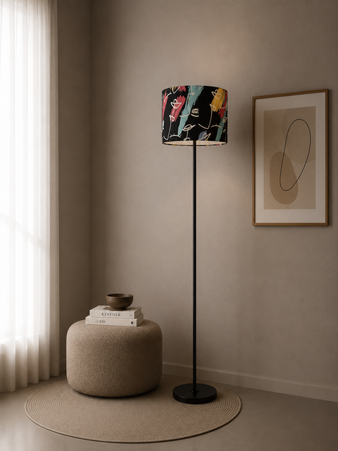 Minimal Printed Floor Lamp