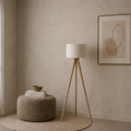 Modern Scandinavian Tripod Floor Lamp